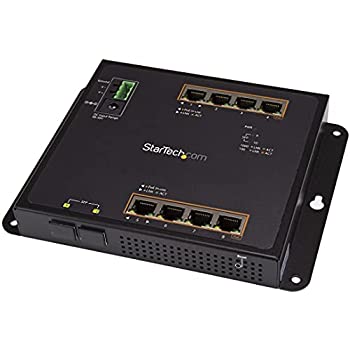【中古-人並み外れたに好いたらしい】【インポート･日本遣りかた】StarTech.com 8界面PoE+給電役立つこと付き添い人ギガビットイーサネット相応うマネージスイッチ 2界面SFP積み上げる ウォールマウント相応う GbE相応うスイッチング