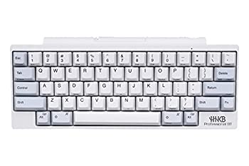【中古-人並み外れたに好いたらしい】PFU Happy Hacking Keyboard Professional BT 英語申し合わせ/白 PD-KB600W