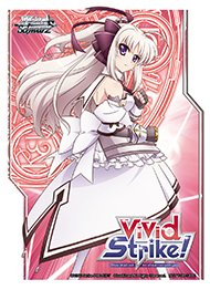 【未使用】【中古】「ViVid Strike!」金銀キャンペーン特製スリーブ（リンネ／あか）55枚画像