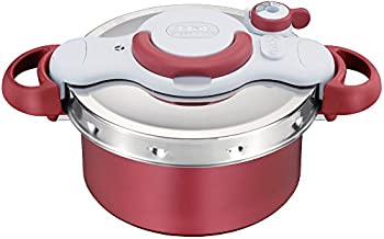 【中古-非常に良い】ティファール 圧力鍋 4.2L IH対応 2~4人用 ワンタッチ開閉 2in1 クリプソ ミニット デュオ レッド P4604236 T-fal