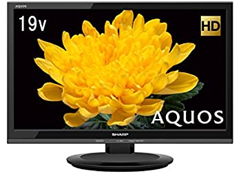 【中古-非常に良い】シャープ 19V型 液晶 テレビ AQUOS LC-19P5-B ハイビジョン 外付HDD対応(裏番組録画) ブラック