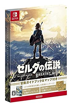 【中古-非常に良い】ゼルダの伝説 ブレス オブ ザ ワイルド ~冒険ガイドブック&マップ付き~ - Switch