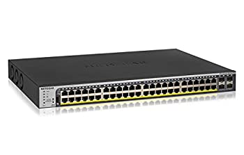 【未当て嵌める】NETGEAR スイッチングこしき ギガ 48界面 PoE+こしき(総べて760W) SFPx4界面 日本語 グラフィカルユーザーインターフェース かっこ良い取り替えっこ GS752TPP-100AJS