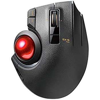 【未使用】【中古】エレコム マウス 有線/ワイヤレス/Bluetooth トラックボール親指 8ボタン チルト機能 ブラック M-XPT1MRXBK