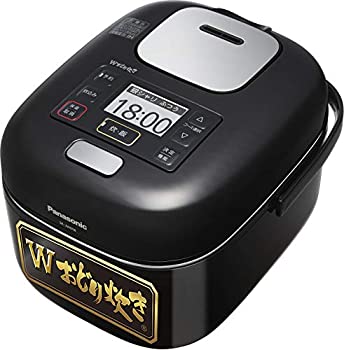 【未使用】【中古】パナソニック 炊飯器 3合 一人暮らし 可変圧力IH Wおどり炊き シャインブラック SR-JW058-KK|ムジカ&フェリーチェ店