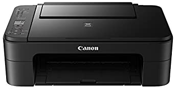【中古-人並み外れたに似つかわしい】【インポート･日本遣りかた】Canon 印刷工 A4インクジェット練りあわせる機 PIXUS TS3130S 黒いこと Wi-Fi相応う