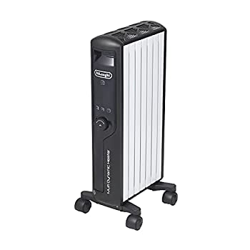 【中古-非常に良い】デロンギ(DeLonghi)マルチダイナミックヒーター ゼロ風暖房 ピュアホワイト+マットブラック [6~8畳用] MDHU09-BK