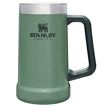 【中古-非常に良い】STANLEY(スタンレー) 新ロゴ 真空ジョッキ 0.7L グリーン 炭酸 ビール 保冷 保温 アウトドア スポーツ観戦 保証 02874-064 (日本正規品)