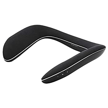 【中古-非常に良い】カシムラ ワイヤレス ネックスピーカー Bluetooth5.0 連続再生時間60時間 低遅延 aptX Low Latency対応/aptX/AAC/SBC対応 マイク付き Siri対応