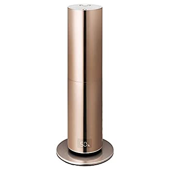 【中古】ドウシシャ 加湿器 ハイブリッド式 クレベリンLED搭載 カンタン給水 除菌 シャンパンゴールド