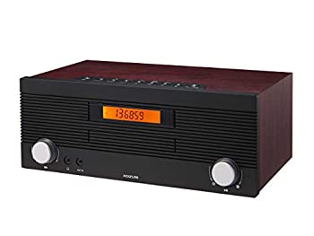 【中古-非常に良い】コイズミ CDラジオ AM/FM ワイドFM対応 Bluetooth ワイヤレス リモコン付属 木目 ブラウン SDB-4708/M