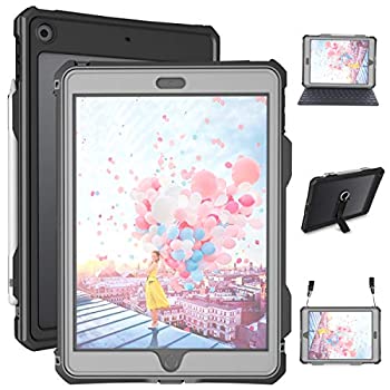 【中古】【輸入品・未使用】iPad 10.2ケース 2019 - 防水iPad 第7世代ケース フルボディ保護 バンパーケース iPad 7世代 10.2インチ用 耐衝撃 傷防止 ストラップスタンドペ｜ムジカ＆フェリーチェ店