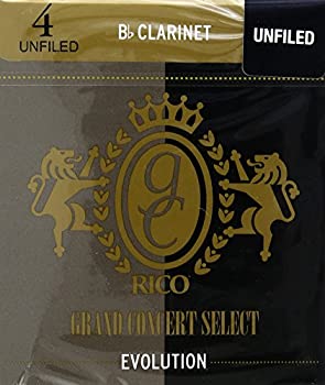 【未使用】【中古】D'Addario WoodWinds ダダリオ リード Bbクラリネット用 GRAND CONCERT SELECT EVOLUTION UNFILED RGE10BCL400 [硬さ:4.0] 10枚入り 【国内正規｜ムジカ＆フェリーチェ店