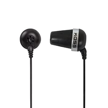 【未使用】【中古】【国内正規品】KOSS カナル型インナーイヤーヘッドホン ブラック The Plug