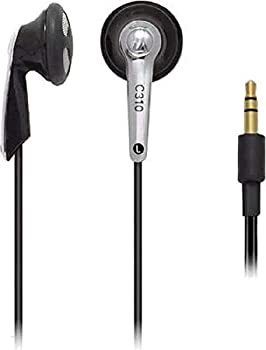 【未使用】【中古】audio-technica イヤホン インナーイヤー型 ブラック ATH-C310 BK