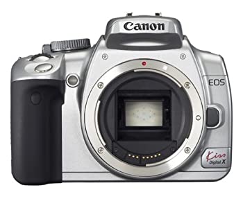 【中古】Canon デジタル一眼レフカメラ EOS Kiss デジタル X ボディ本体 シルバー KISSDXS-BODY|ムジカ&フェリーチェ店