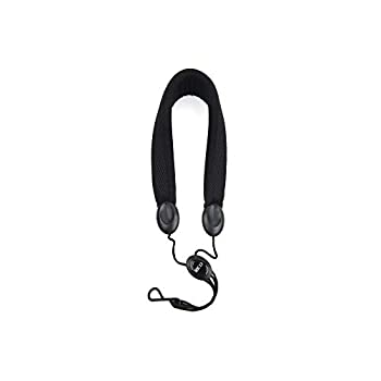 【中古-非常に良い】D'Addario WoodWinds ダダリオ ストラップ ソプラノ&アルトサックス用 Padded Neck Strap かぎ形フック パッド入り SJA12 Black 【国内正規品】