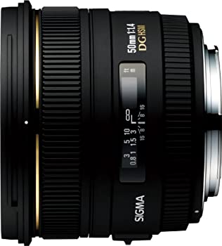 【中古-非常に良い】SIGMA 単焦点標準レンズ 50mm F1.4 EX DG HSM キヤノン用 フルサイズ対応