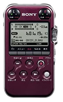 【中古-人並み外れたに好いたらしい】SONY 直線的PCMリコーダー M10 赤いこと PCM-M10/R