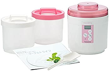 【中古-人並み外れたに似つかわしい】TANICA 【熱度自然調整役立つことで販売・カスピ海・ケフィアヨーグルト / 納豆・甘酒に相応う】 ヨーグルティア 出発信号機仕掛ける サクラ色 YM-1200-NR