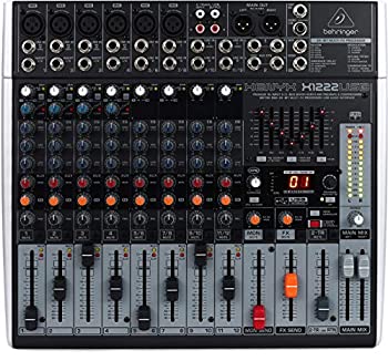 【中古-非常に良い】Behringer アナログミキサー 12チャンネル2バス 1ノブコンプ/エフェクト/USBオーディオインターフェース搭載 XENYX X1222USB 42,018円