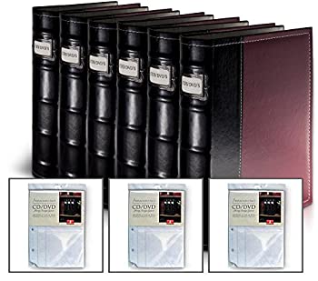 【未使用】【中古】Burgundy DVD組織binders- 384?Disc容量( with 3?Extra挿入)|ムジカ&フェリーチェ店