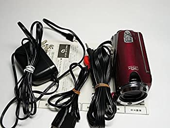 【中古-非常に良い】JVCケンウッド JVC 32GBフルハイビジョンメモリームービー レッド GZ-HM350-R｜ムジカ＆フェリーチェ店