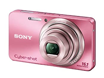 【中古-人並み外れたに好いたらしい】ソニー SONY デジタル写真機 Cybershot W570 1610万絵素CCD 光学ｘ5 サクラ色 DSC-W570/P