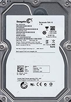 【未使用】【中古】Seagate 3.5インチ内蔵HDD 1TB 7200rpm SATA 6.0Gb/s 32MB ST31000524AS
