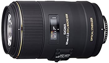【未当て嵌める】【中古】SIGMA 単興味の中心マクロ命令水晶体 MACRO 105粍 F2.8 EX DG os HSM ニコン用 フルサイズ相応う 258559