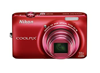 【中古-非常に良い】Nikon デジタルカメラ COOLPIX (クールピクス) S6300 アーバンレッド S6300RD