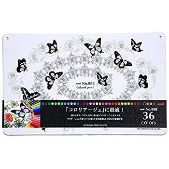 【未使用】【中古】三菱鉛筆 色鉛筆 No.888 36色 K88836C|ムジカ&フェリーチェ店