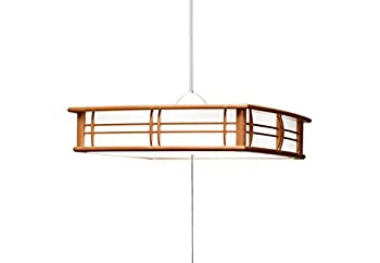 【未当て嵌める】【中古】TAKIZUMI(瀧住)シャンデリヤともし火和風 ~10畳 LED印字機 RV10073