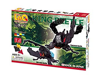 【中古-人並み外れたに好いたらしい】ラキュー (LaQ) インセクトワールド(InsectWorld) キングビートル おもちゃ-ブロック-セット