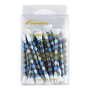 【未当てはめる】【中古】THINKRO GOLF(シンクロゴルフ) ゴルフ 紅茶 ファッショナブルティー 木材紅茶(ロング) ユニ一発やる TRG-409 アーガイル 入数:20本