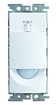 【中古-非常に良い】東芝ライテック WIDE-i 人感スイッチ ニューホワイト トイレ壁付形 屋内換気扇遅動用 WDG8062