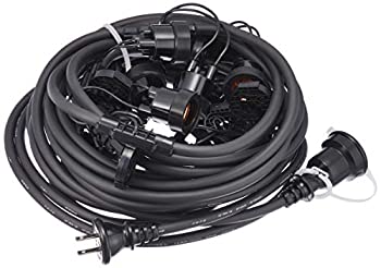 【中古-非常に良い】長谷川製作所 CCB10Ｍ-Ｌ10-P1 提灯コード防水タイプ 10灯 1m間隔