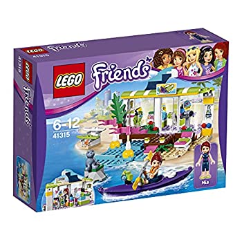 【中古-人並み外れたに似つかわしい】レゴ(LEGO)フレンズ ハートレイク 砂浜販売店 41315