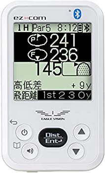 【中古】アサヒゴルフ EAGLE VISION ez com GPSゴルフナビ ハンディー印字機 ユニ一発やる EV-731 白いこと