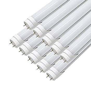 【中古-非常に良い】led蛍光灯 40W形 直管 昼光色 18W 全光束2500LM（照明光束2300LM）明るさ9％アップ 保証光量 PL保険済 10本