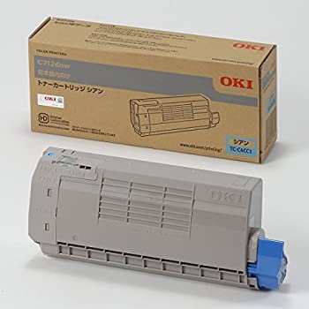 【未当て嵌める】【中古】沖データ トナーカートリッジ シアン (C712dnw) TC-C4CC1