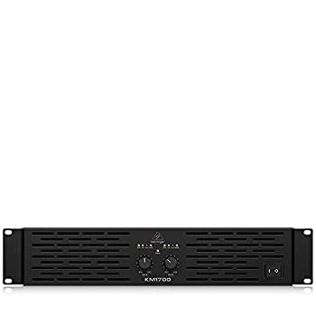 【中古-非常に良い】Behringer パワーアンプ 最大出力800Wx2 スピコンコネクター/バインディングポスト トロイダルトランス内蔵 KM1700