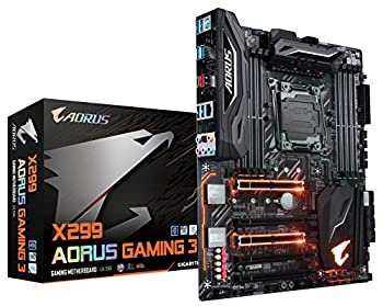 【中古】GIGABYTE X299 AORUS Gaming 3 母ちゃんゲーム盤 [Intel X299心付け書き割り積み上げる] MB3948