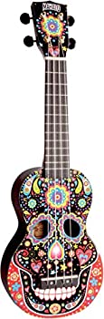 【未使用】【中古】MAHALO ソプラノ UKULELE アートシリーズ スカル MA1 SK ブラック