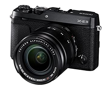 【中古-人並み外れたに似つかわしい】FUJIFILM 銀鏡受け答え一眼写真機 X-E3レンズキットブラック X-E3LK-B