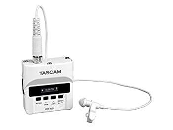 【中古-非常に良い】TASCAM(タスカム) DR-10LW ピンマイクレコーダー 白 Youtube 音声収録 インターネット配信 ポッドキャスト 動画撮影 Vlog 収録用｜ムジカ＆フェリーチェ店