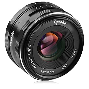 【中古】Opteka 35粍 f/1.7 固定ディスク MC ハウツー物興味の中心 プライム水晶体 Fuji Xマウント APS-C デジタル写真機用 TV・オーディオ・カメラ-カメラ・ビデオカメラ・光学機器-カメラ用交換レンズ