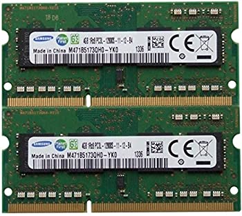 【中古】【輸入・国内仕様】Samsung ramメモリ8?GBキット( 2?x 4?GB ) ddr3?pc3???12800,1600?MHz for 2012?Apple MacBook Proの、iMacのMac Miniのと2011?/ 2012