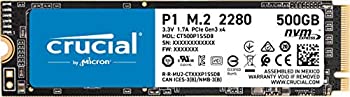 【中古-非常に良い】【輸入・国内仕様】Crucial SSD M.2 500GB P1シリーズ Type2280 PCIe3.0x4 NVMe 5年保証 正規代理店保証品 CT500P1SSD8JP