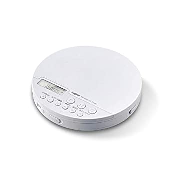 【未当てはめる】【中古】ロジテック 言語学学びとる向け 携帯型CD電気蓄音機 遠隔操作嘱する 有線相応う 白いこと LCP-PAP01LWH